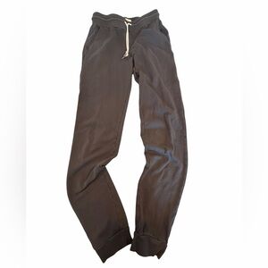 Mate washed charcoal Drawstring Jogger Pants organic cotton xs